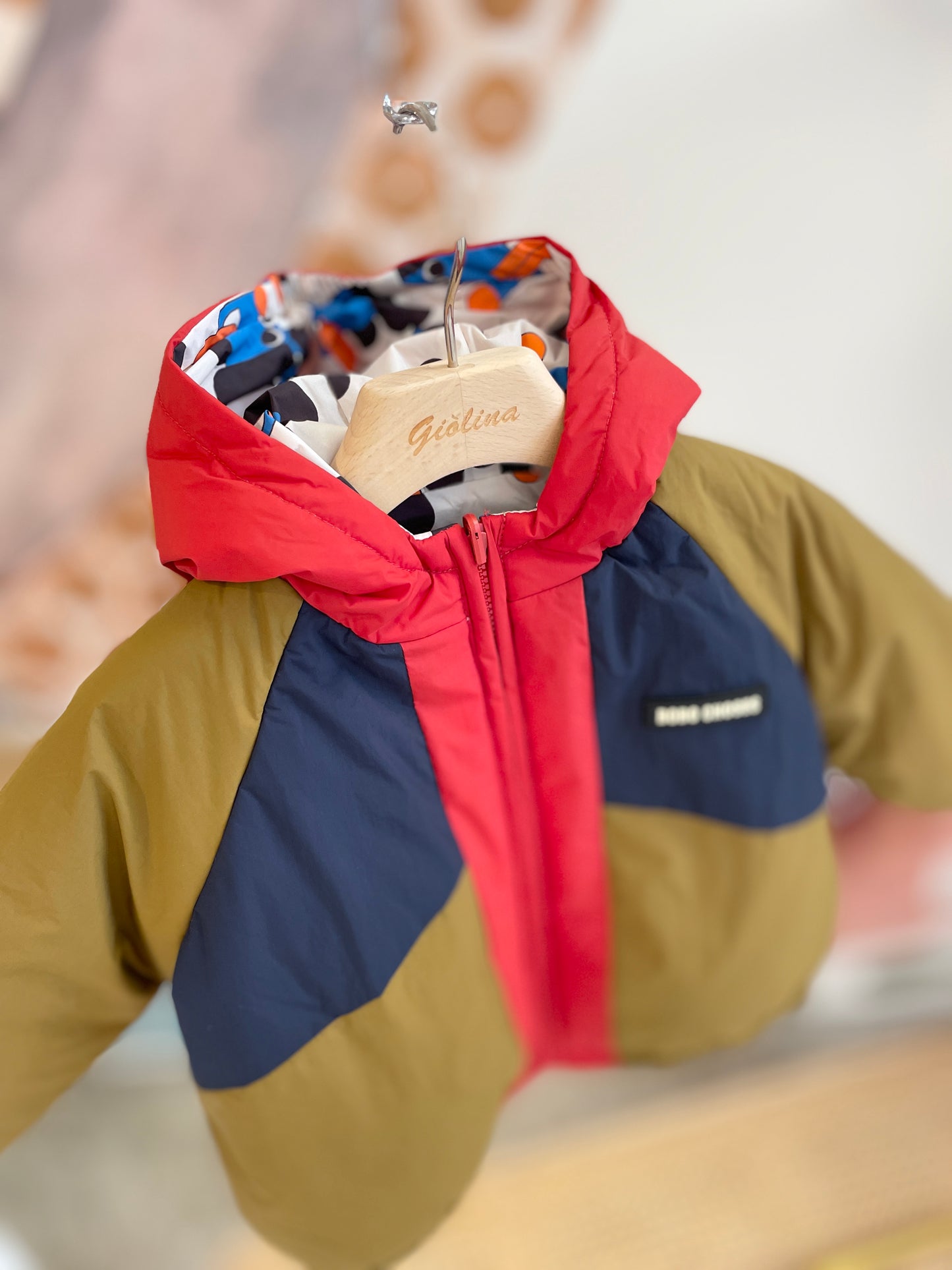 Completo cagnolini baby con giubbino reversibile