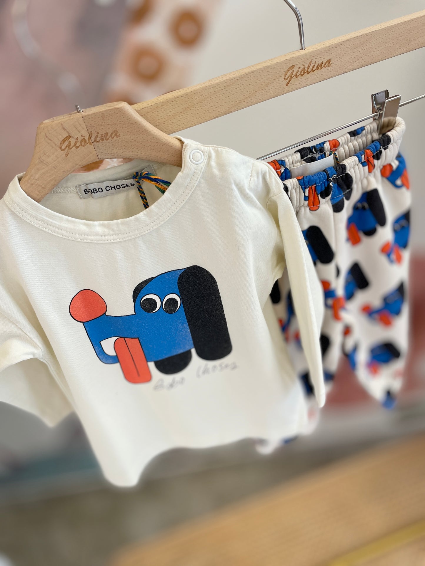 Completo cagnolini baby con giubbino reversibile