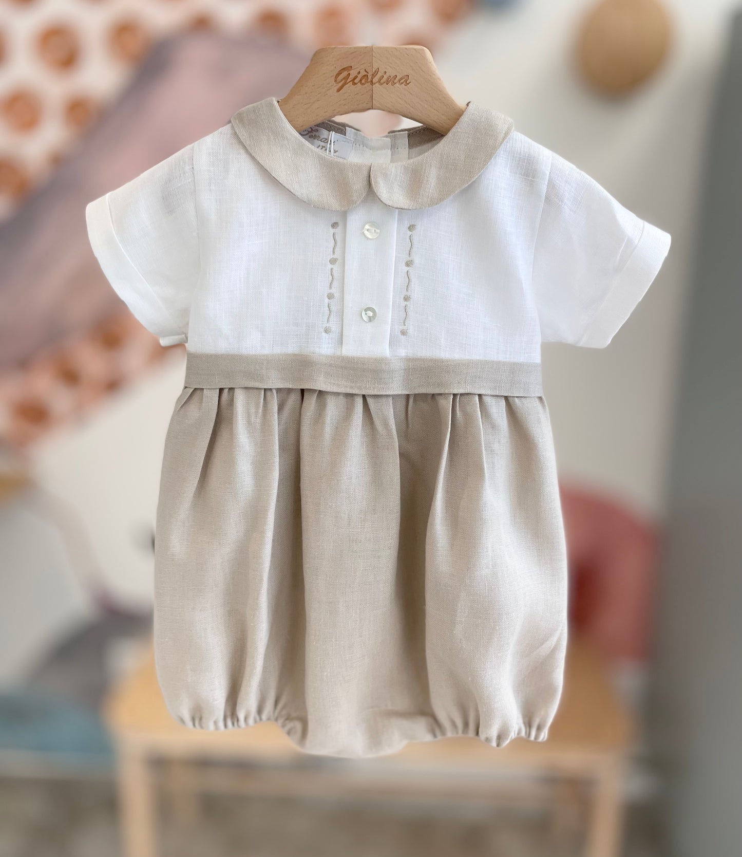 Pagliccetto onda beige