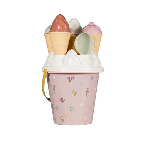 Secchiello con formine gelato