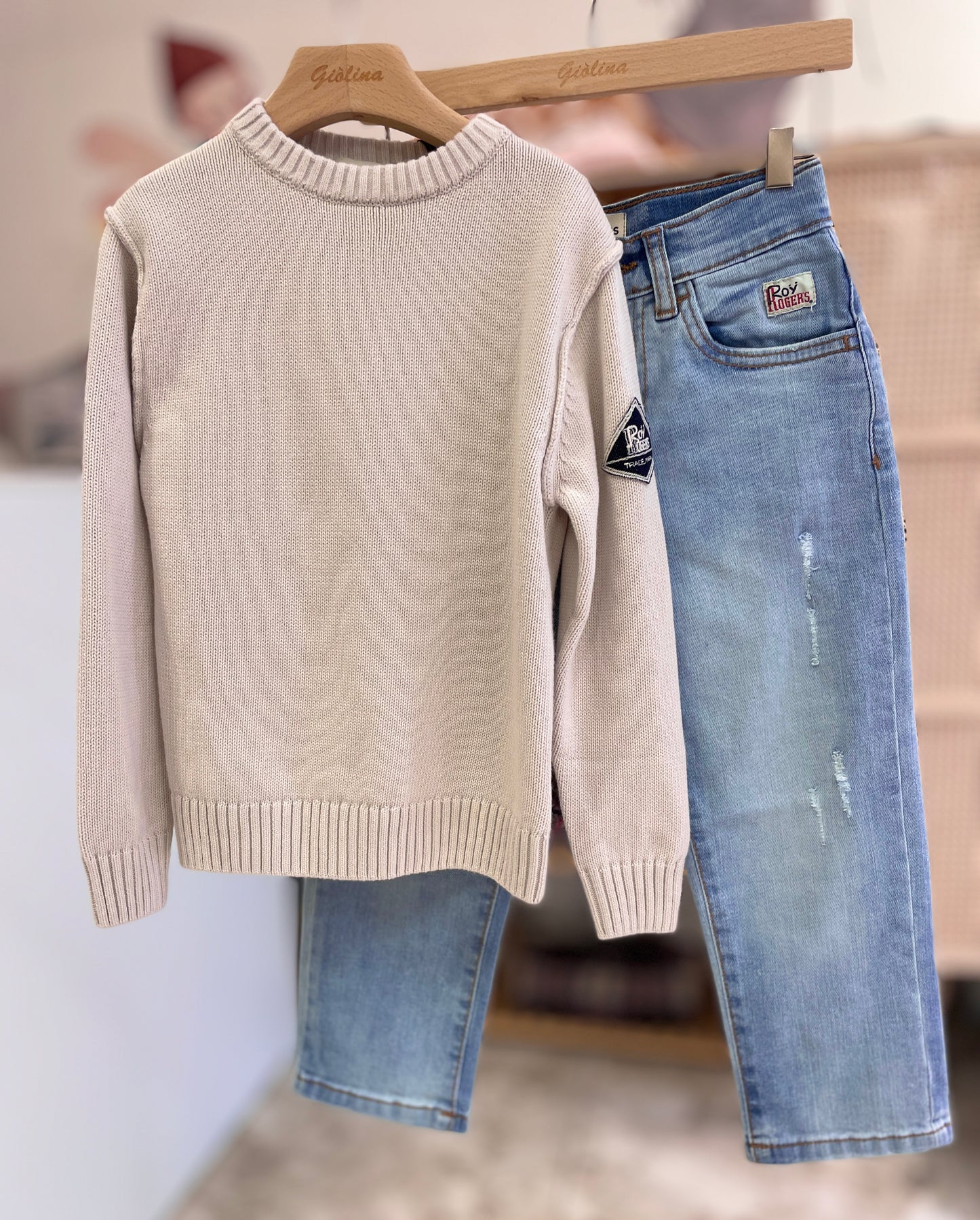 Golf 100%cotone e jeans slavato regular fit