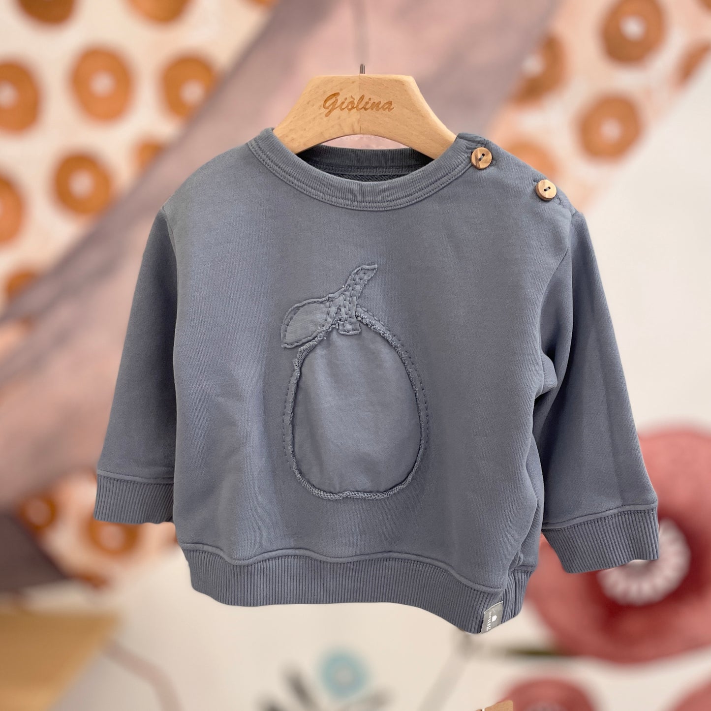 Felpine  girocollo con stampa frutta