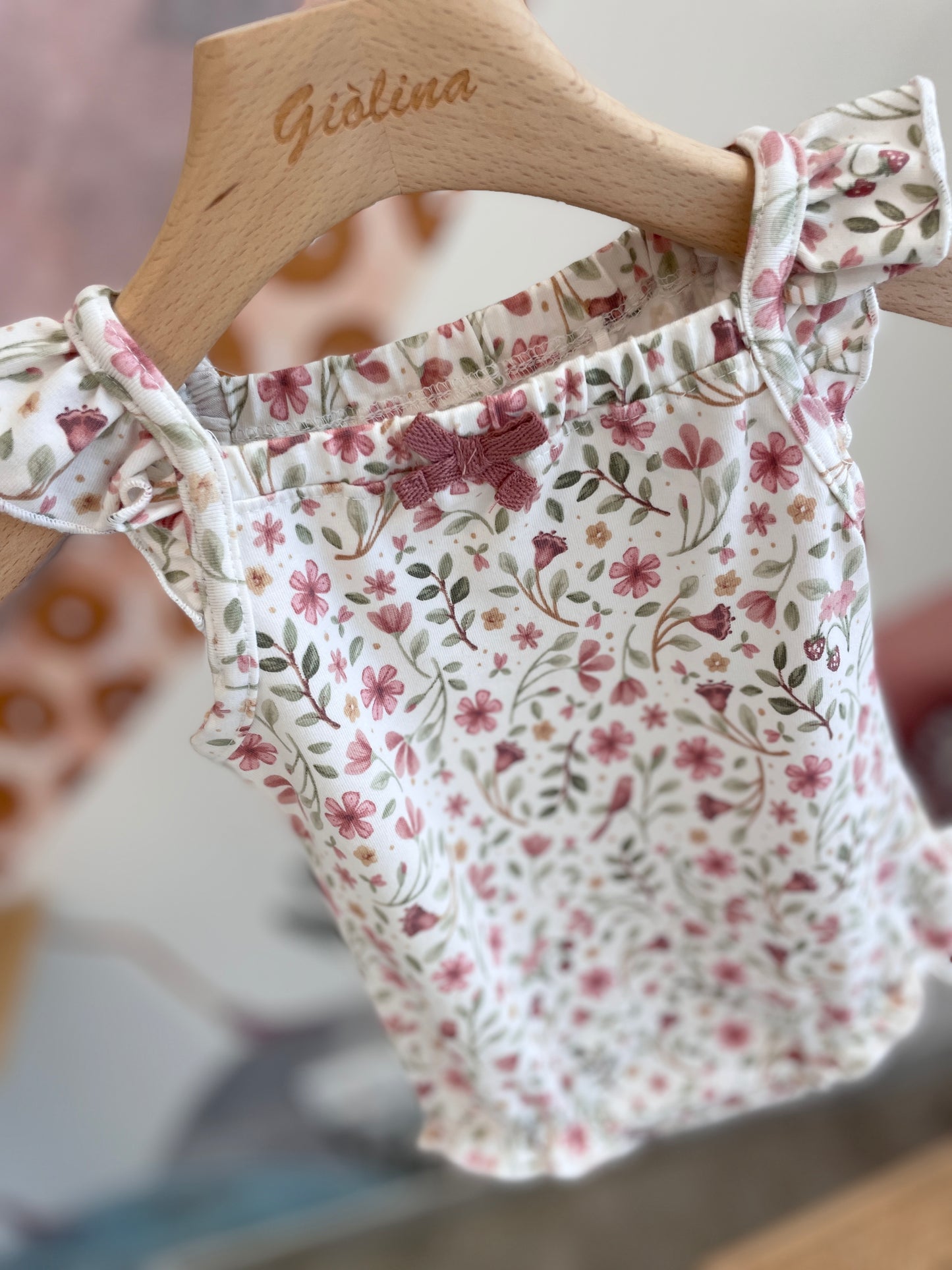 Bodysuit stampa fiori