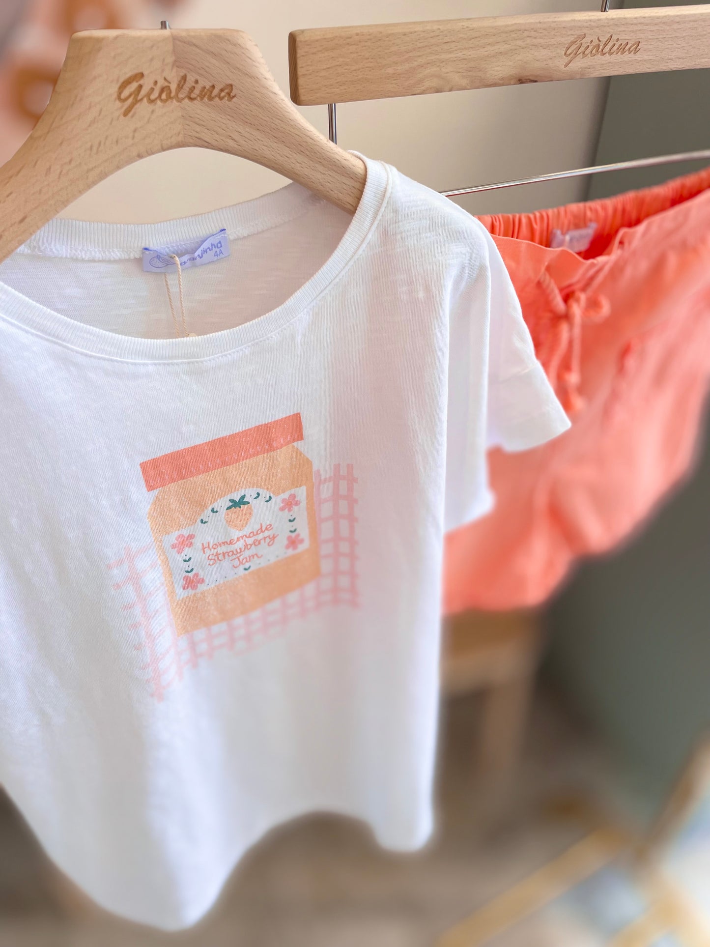 Estate T-shirt shorts e maglia righe