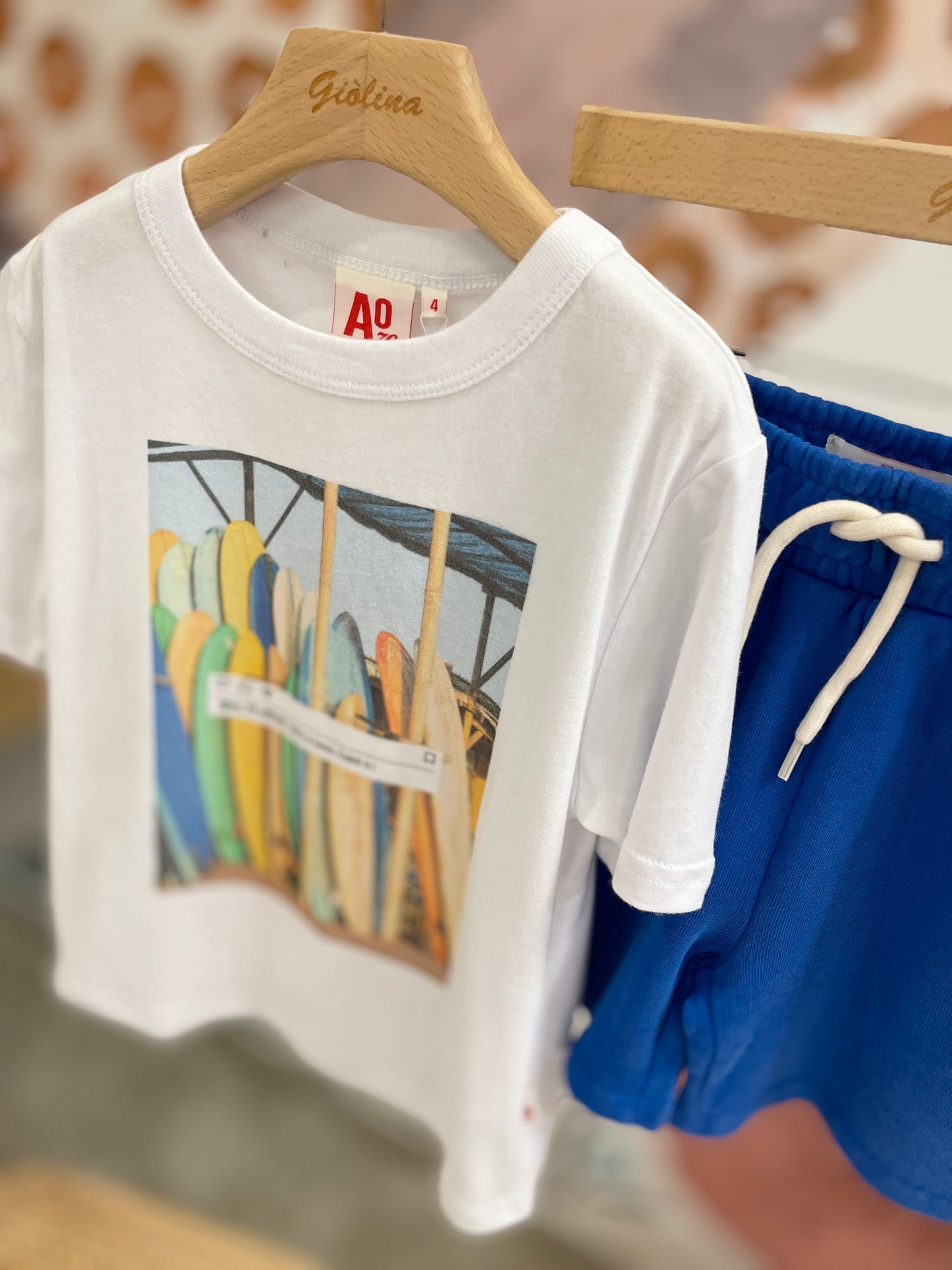 Boxer da bagno fantasia e t-shirt stampate