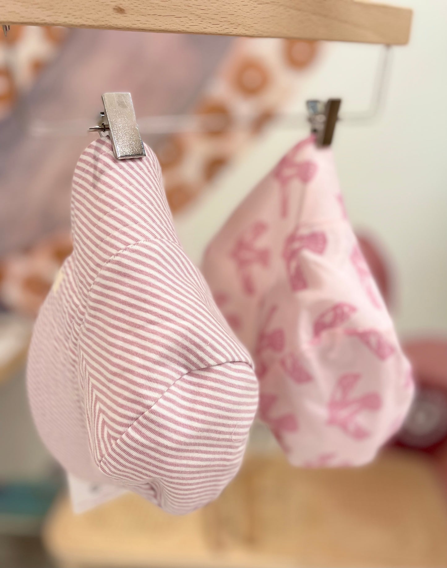 Pagliccetto abito e blusa rosa con gabbiani