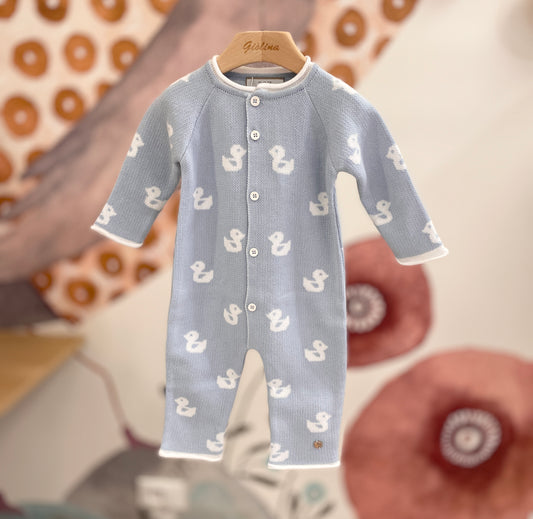 Tutina cielo con paperelle