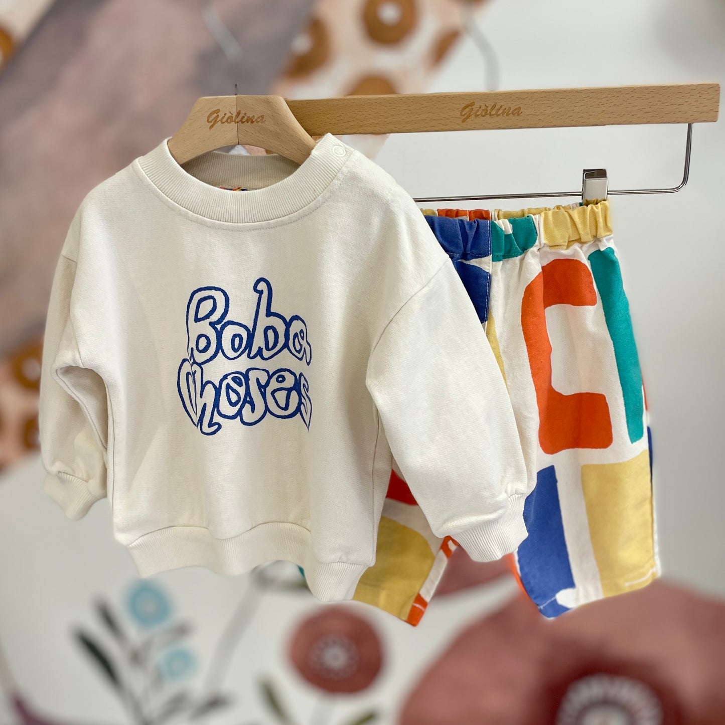 Felpa baby con pantalone baby fantasia Bobo