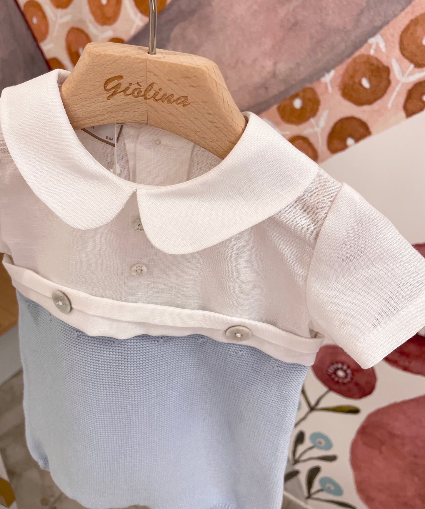 Pagliaccetto colletto rotondo baby