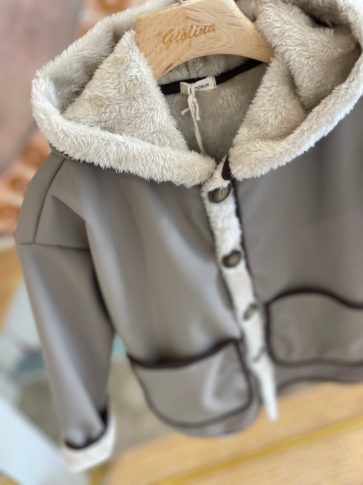 Parka cerato interno orsetto