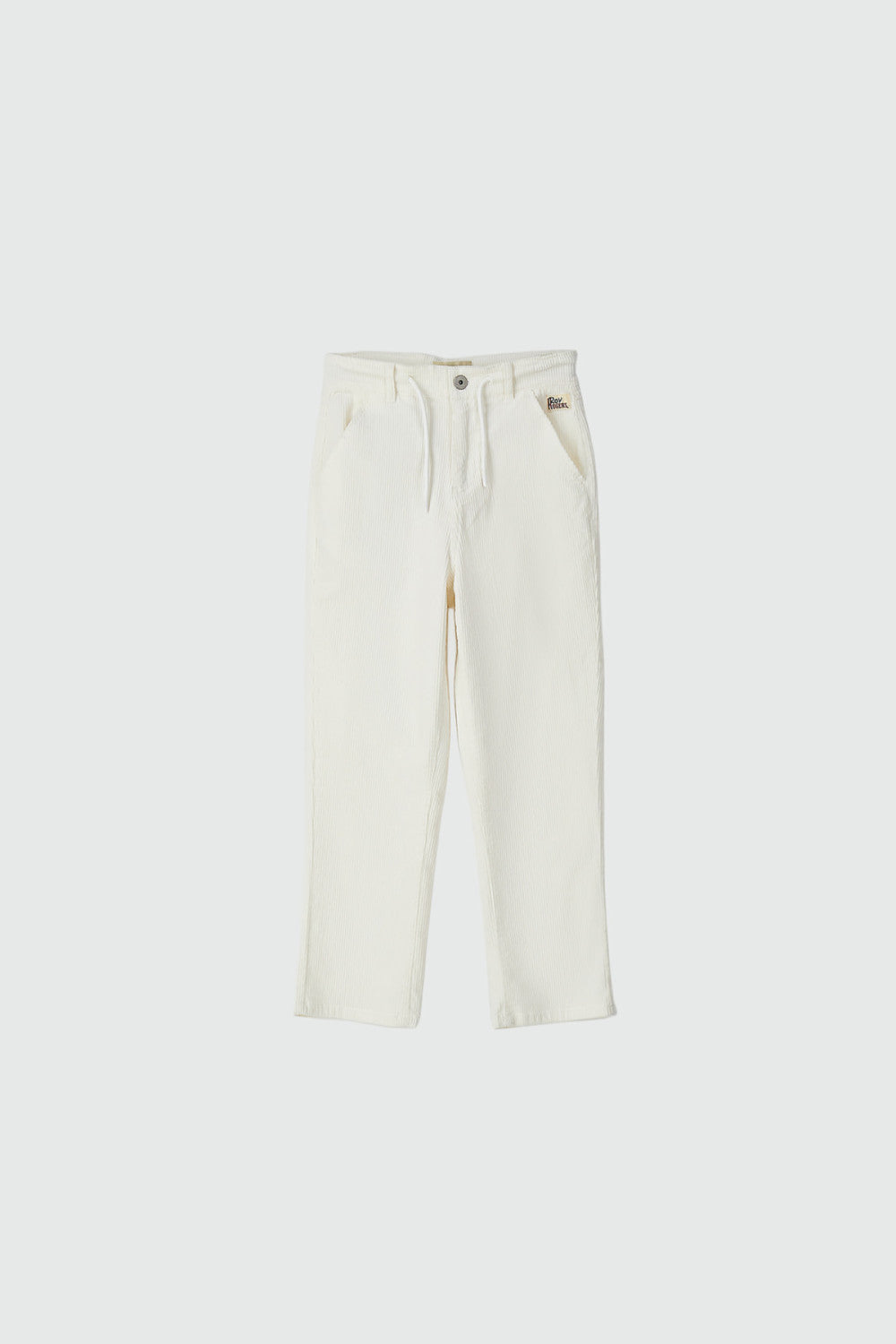 Golf a trecce latte e pantalone in velluto