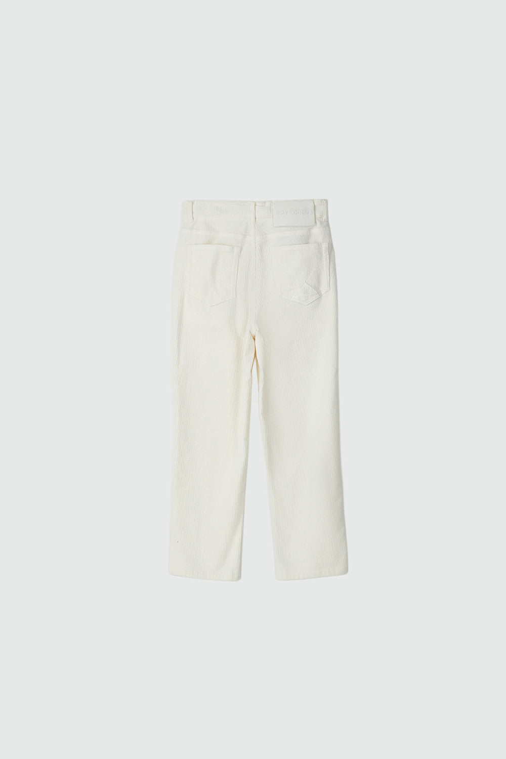 Golf a trecce latte e pantalone in velluto