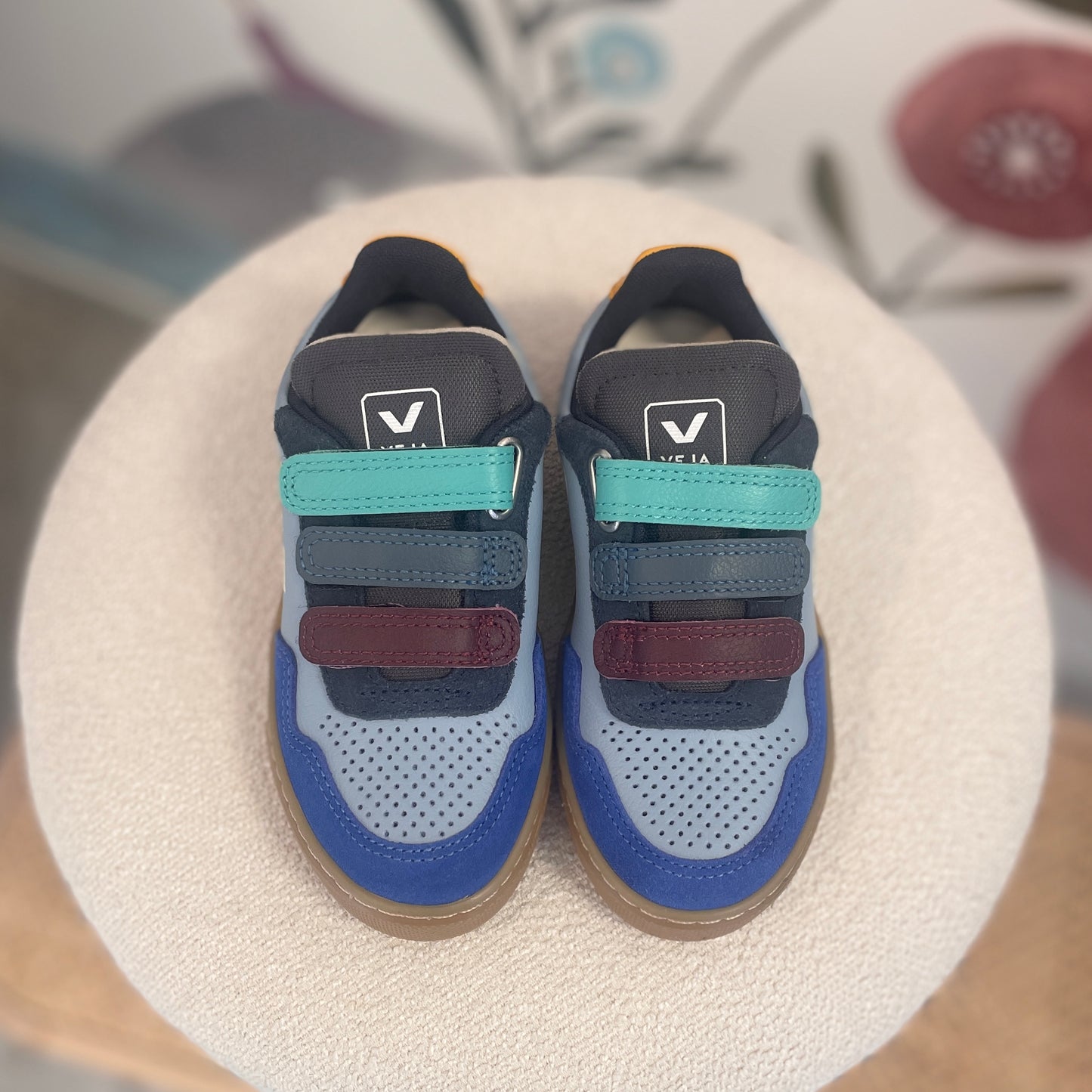 Sneakers veja chiusura a strappo per milk