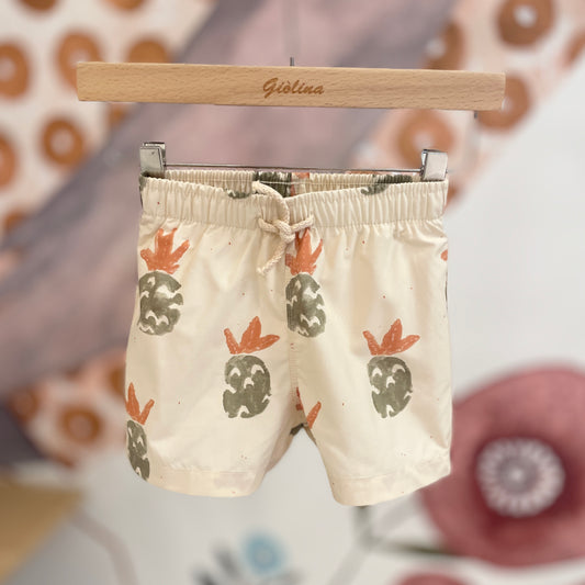 Boxer da bagno ananas