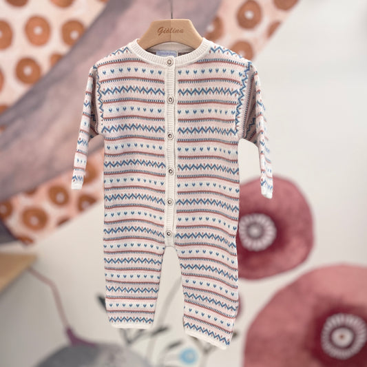 Tutina in lana jacquard