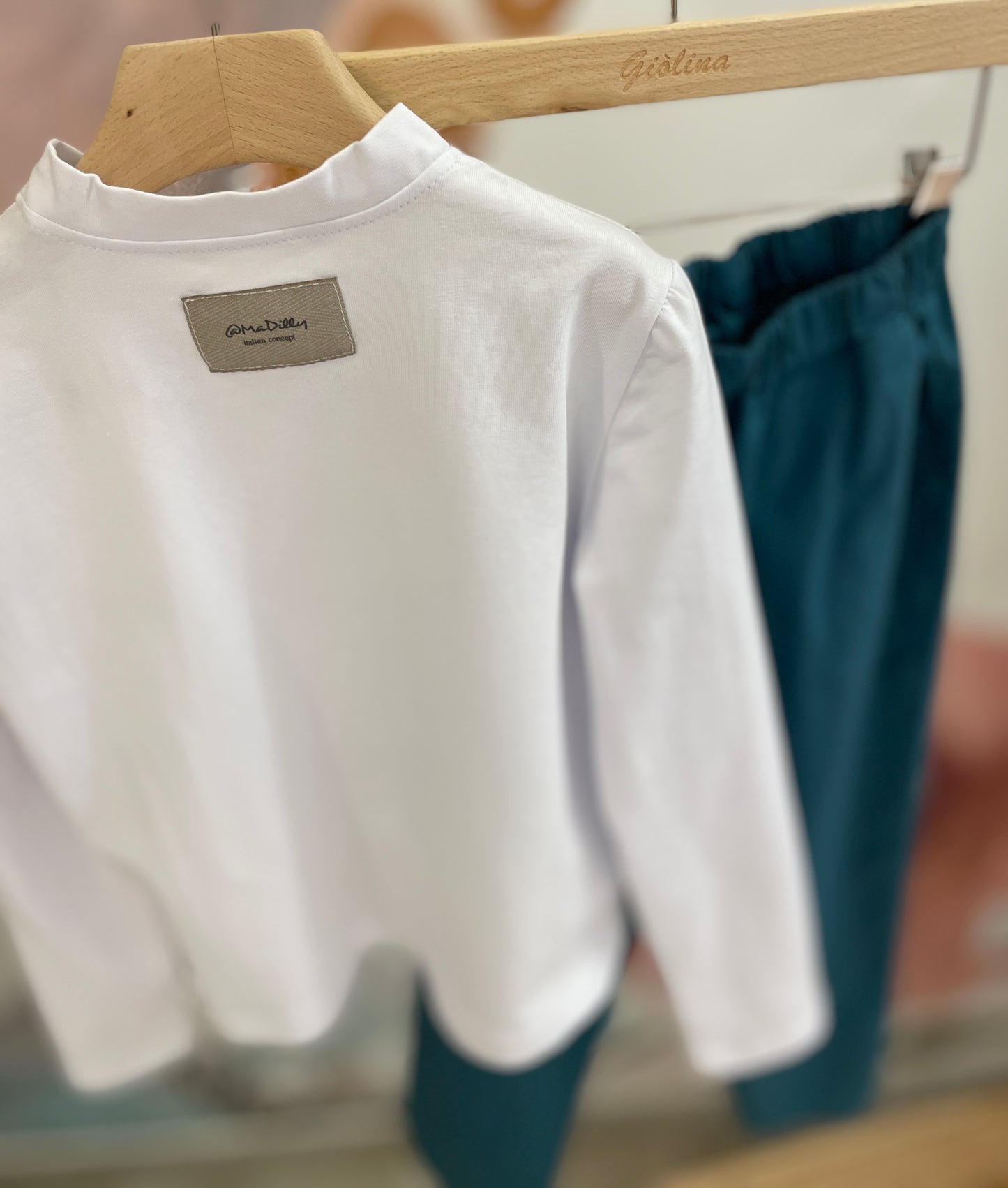 Camicia con pantalone in tela