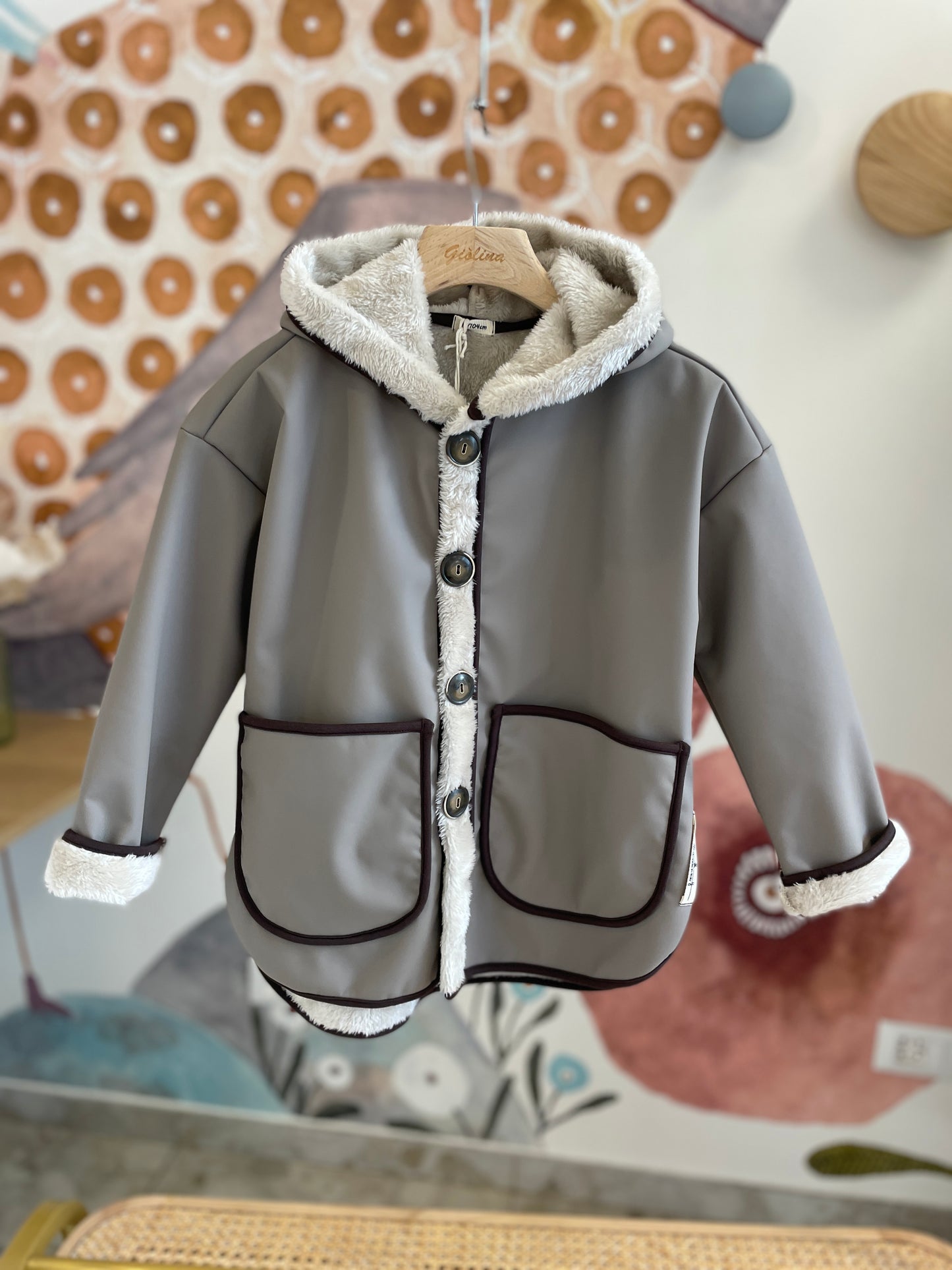 Parka cerato interno orsetto