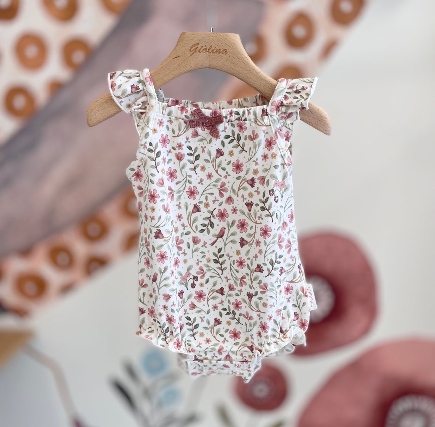 Bodysuit stampa fiori