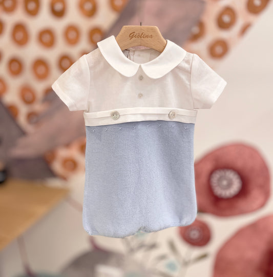 Pagliaccetto colletto rotondo baby