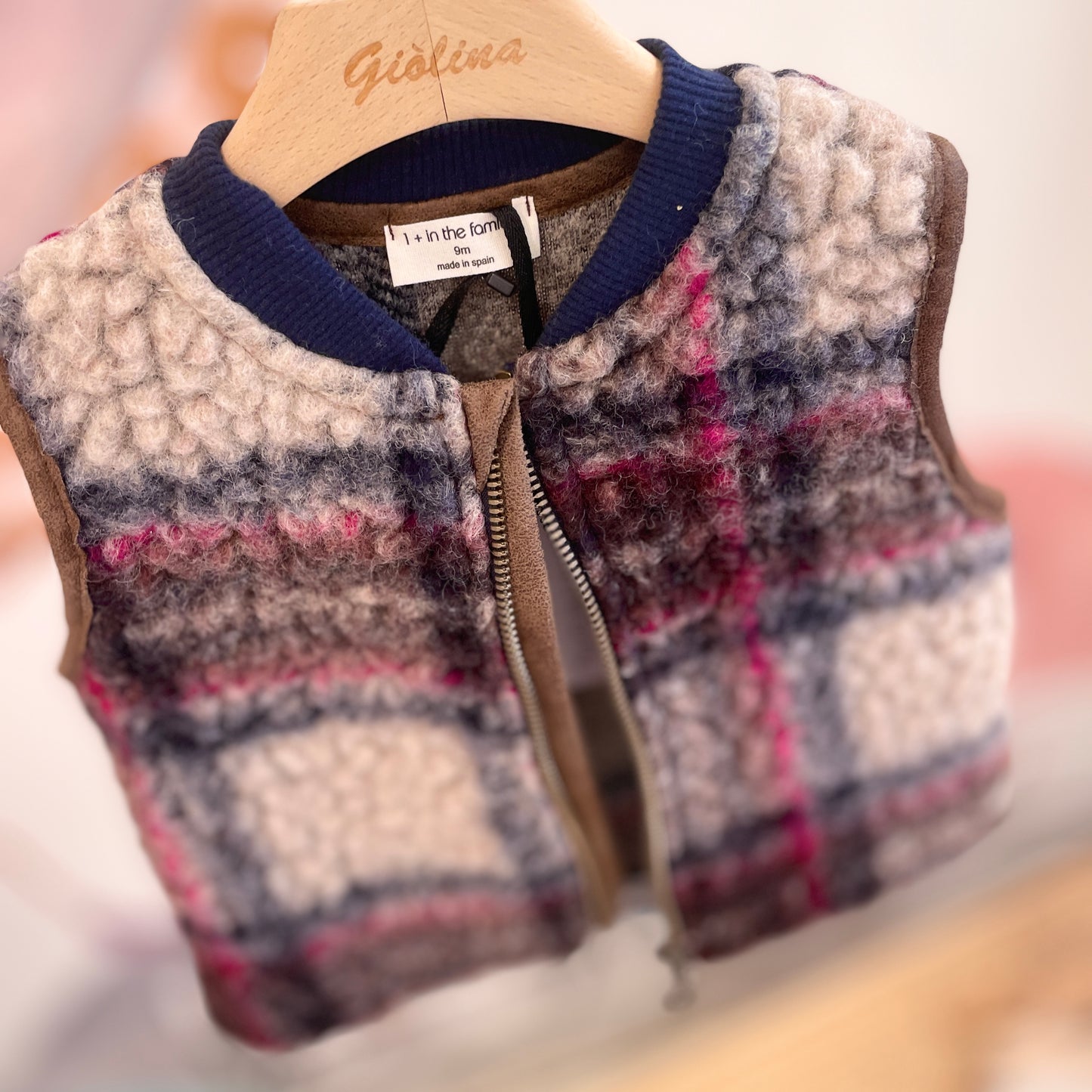 Giubbino e gilet teddy scozzese