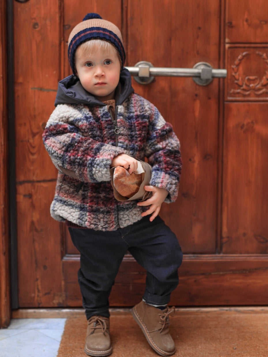 Giubbino e gilet teddy scozzese