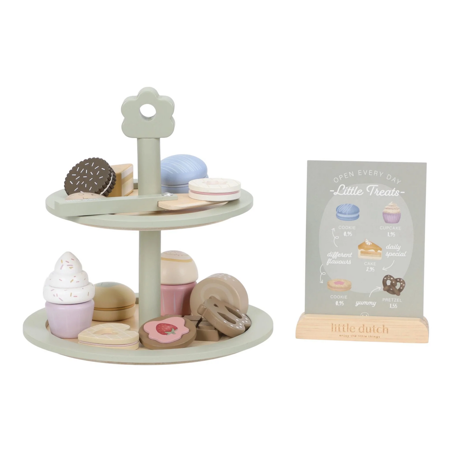 Alzatina in legno per  dolci