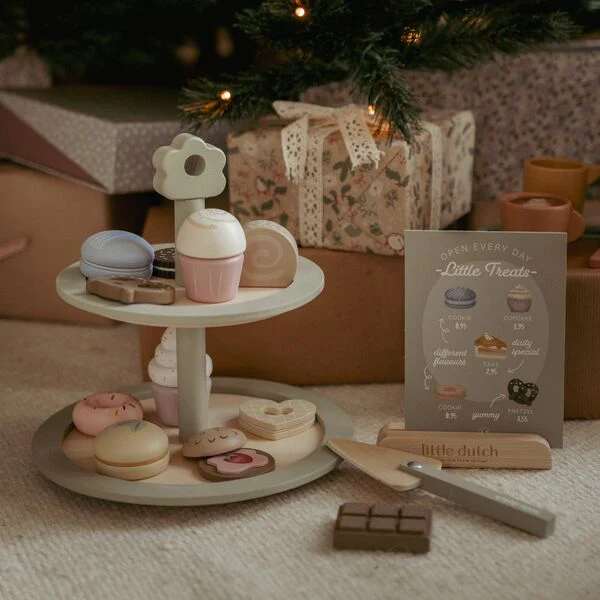 Alzatina in legno per  dolci